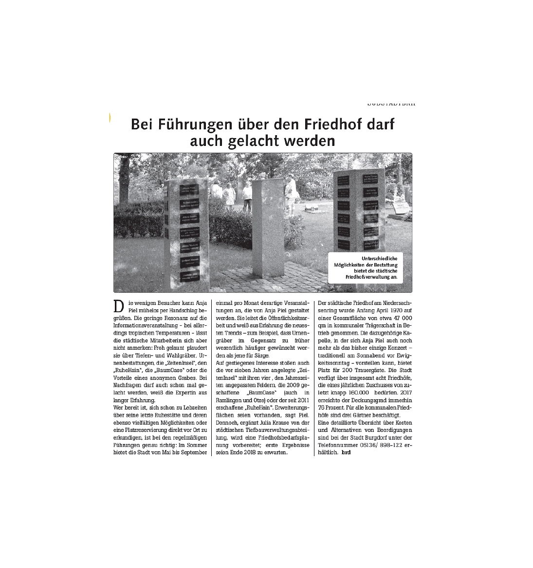 Südstadtbrief der ev.-luth. Kirchengemeinde St. Paulus Oktober 2018